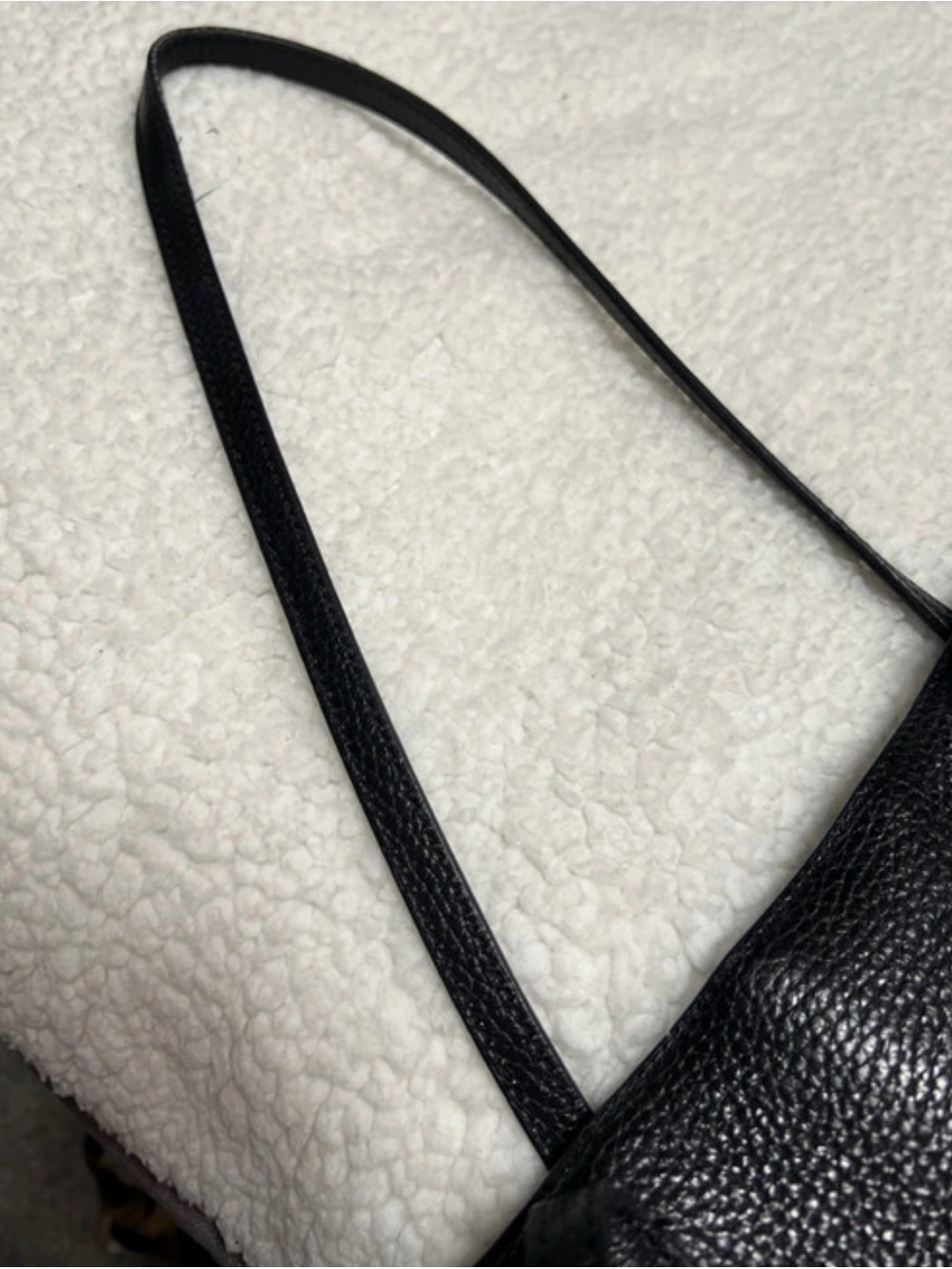 Banana Republic Black Pebbled Leather Tote - Picture 6 of 14
